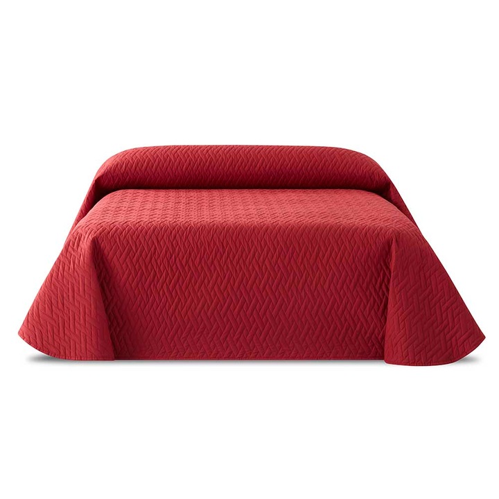 Капитонирано водоустойчиво одеяло Sofazip Teflon® Червено 270 x 270 cm