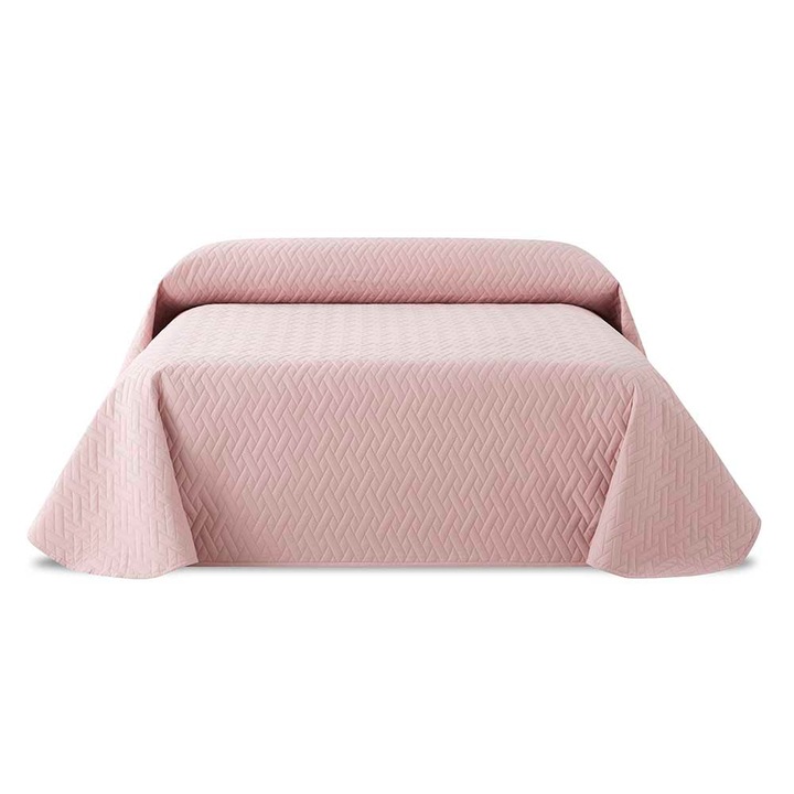 Капитонирано водоустойчиво одеяло Sofazip Teflon® Pink 200 x 270 cm