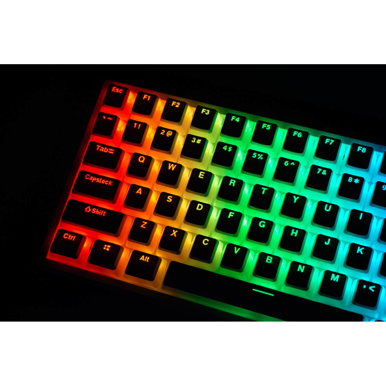 Touches Pudding Double Shot Translucides 104 Touches - Catekro Pour Clavier Mécanique