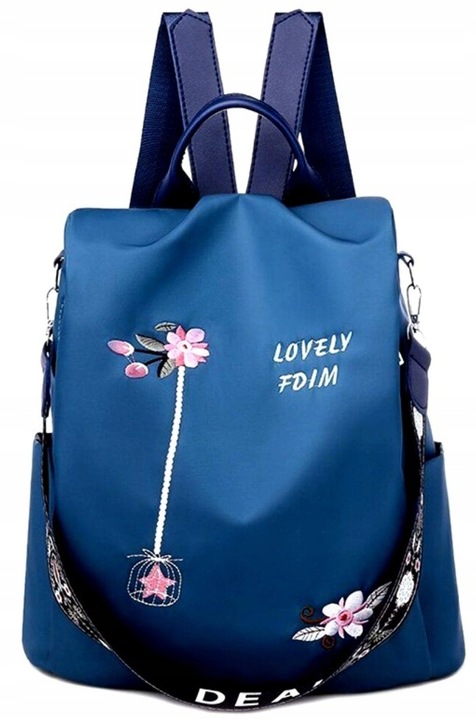 Rucsac, Edibazzar, Sintetic, Bleumarin