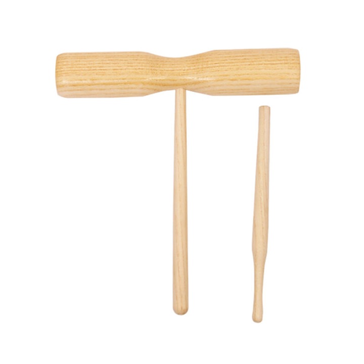 Kéthangú fadob verővel