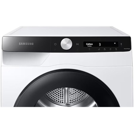 Uscator de rufe Samsung DV80T5220AE/S7, Pompa de caldura, 8 kg, Clasa A+++, AI Control, Quick Dry, Optimal Dry, Wifi, Alb