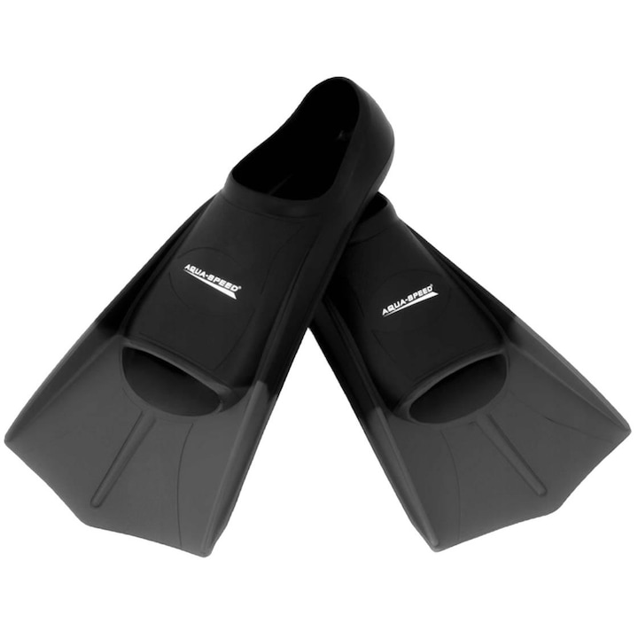 Labe inot de antrenament, Aqua-Speed, Silicon, Negru, 43-44