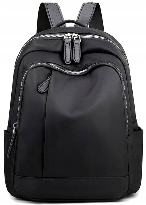 Дамска раница, Edibazzar, 33x27x16 см, Текстил, Черна