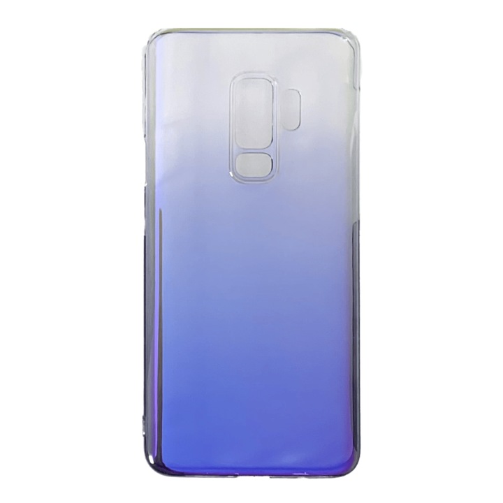 Husa Premium tare din plastic model Aurora, compatibila cu Samsung Galaxy S9 Plus / Mov