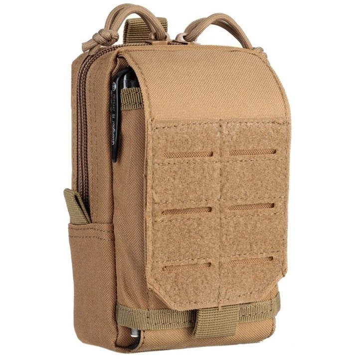 Sporttáska, Edibazzar, Nylon, Homokzöld