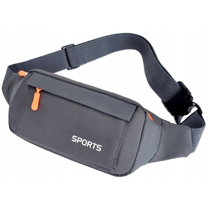 Sporttáska, Edibazzar, Szintetikus, Szürke