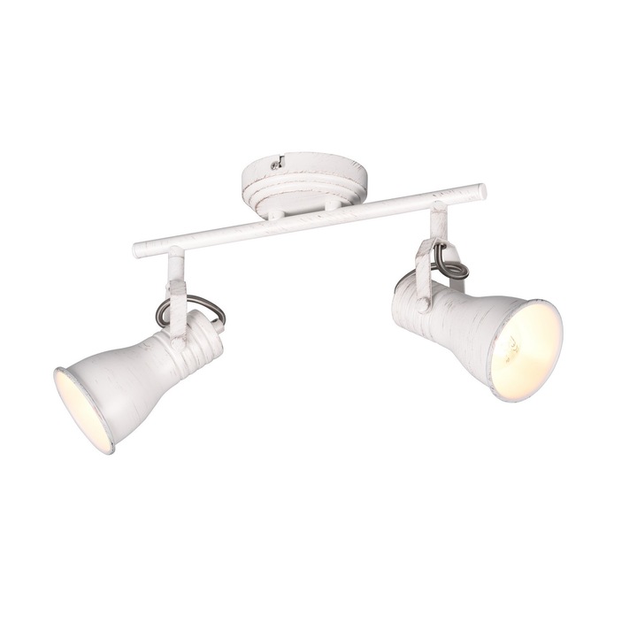 Plafoniera spot, Trio, Metal, Soclu E14, Alb