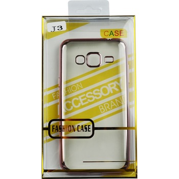 Husa E-TPU Mobile Tuning pentru SAMSUNG J3 2016, margine rose gold, Blister Husa E-TPU Mobile Tuning pentru SAMSUNG J3 2016, margine rose gold, Blister