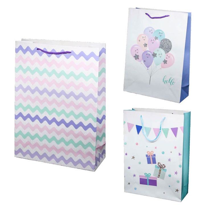 Set de 12 pungi cadou Omega, 31x42x12cm, gift