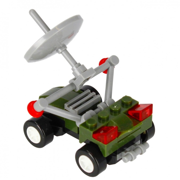 Set 31 piese masina antena, Alleblox, Plastic, Multicolor, 6+