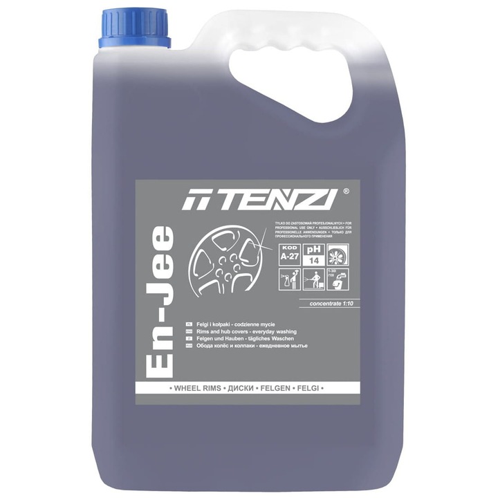 Concentrat pentru spalare jante, Tenzi, 5 l, Albastru