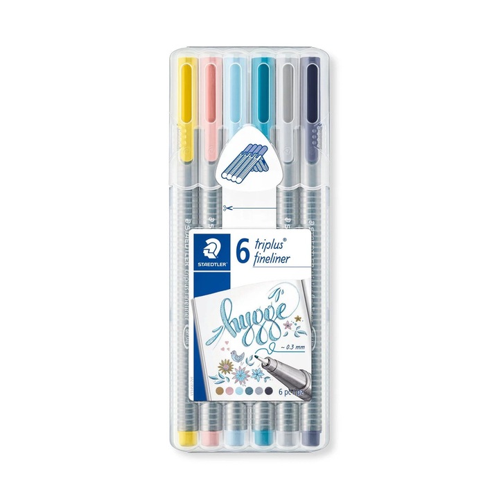 6 db betétes készlet, Staedtler, Multicolor, 0,3 mm