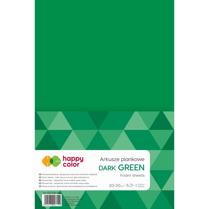 Set 5 foi copiator, Happy Color, 20 x 30 cm, Verde