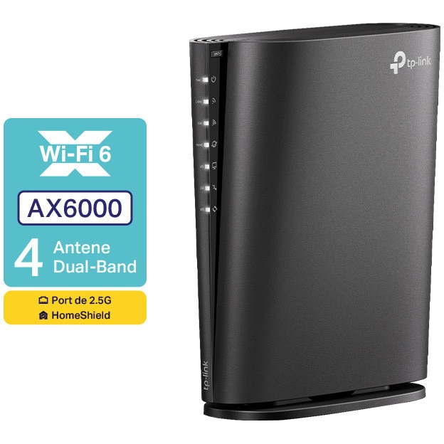 Router Wireless TP-Link Archer AX80, AX6000, Dual-Band Wi-Fi 6