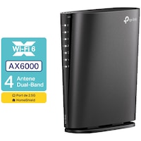 Router Wireless TP-Link Archer AX80, AX6000, Dual-Band Wi-Fi 6, Port 2.5G, USB 3.0, OFMA, Beamforming, HomeShield Security, TP-Link OneMesh