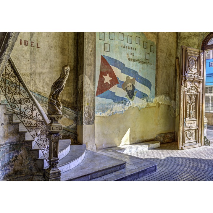 Poster perete, Zakito Posters, 66,5x46,5cm Cladire rezidentiala traditionala in Cuba, Assaf Frank