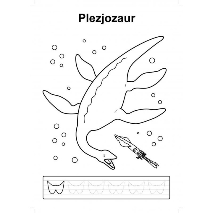 Тетрадка за рисуване Martel Dinosaur, А4, 32 листа, 2+