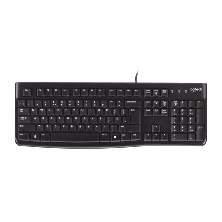 Logitech Keyboard K120 for Business billentyűzet USB QWERTY Angol Fekete (920-002524)