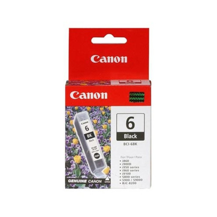 Canon BCI-6Bk fekete tintapatron (112394)