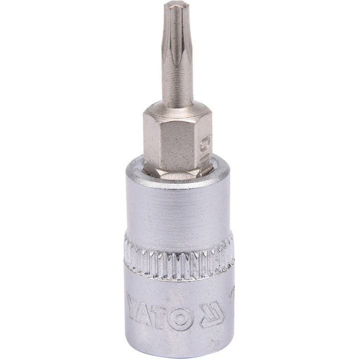 Bit Torx T10, Cu Adaptor 1/4'', 37Mm