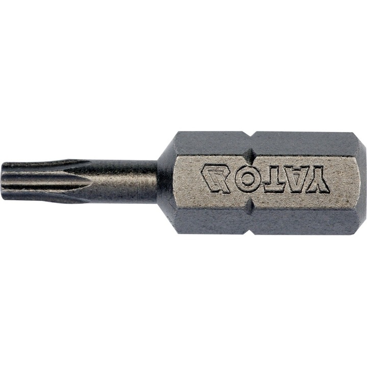 Set 10 biti de impact, Yato, 25mm, Argintiu