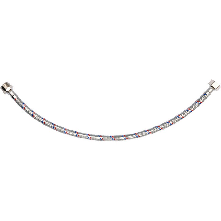 Furtun de dus, Fala, Inoxx, 500mm, Argintiu