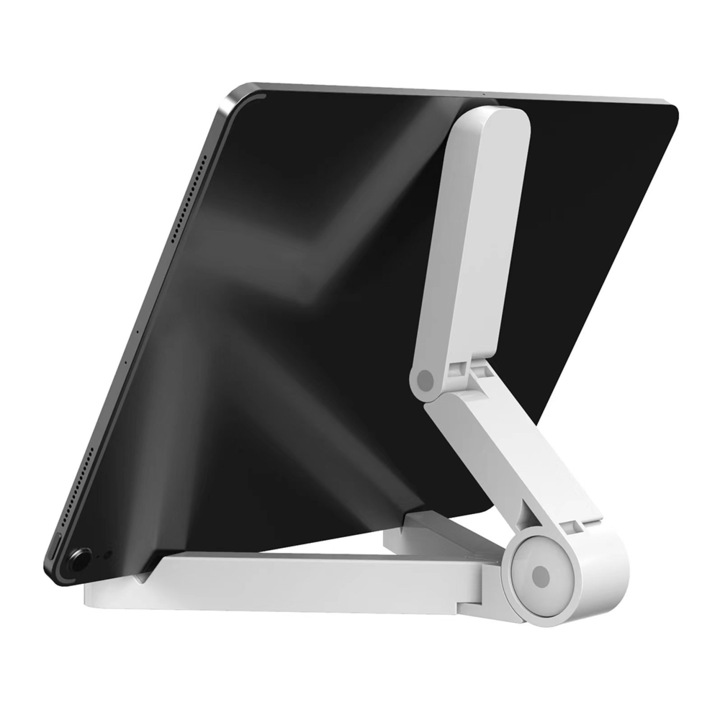 Универсална стойка за телефон Yookie YC22, Настолна, Бял