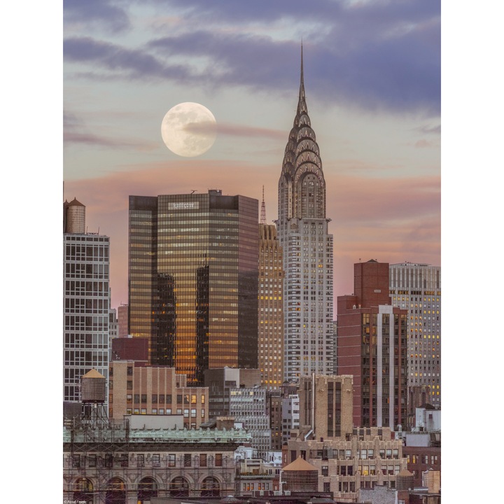 Poster perete, Zakito Posters, 30x40cm Cladirea Chrysler din New York 13, Assaf Frank