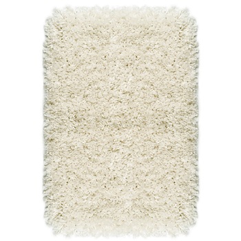 Covor sintetic cu fir lung Shaggy 1039-1-33837, 200 x 300 cm, Alb, Model modern Covor sintetic cu fir lung Shaggy 1039-1-33837, 200 x 300 cm, Alb, Model modern