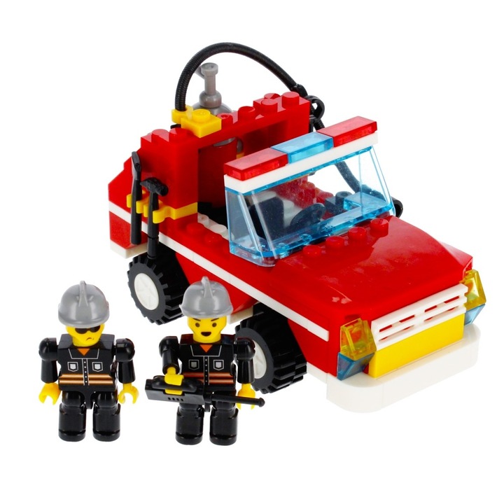 AlleBlox - Fire Brigade Tűzoltóautó 140 db-os építőkocka játékszett (AB1010)