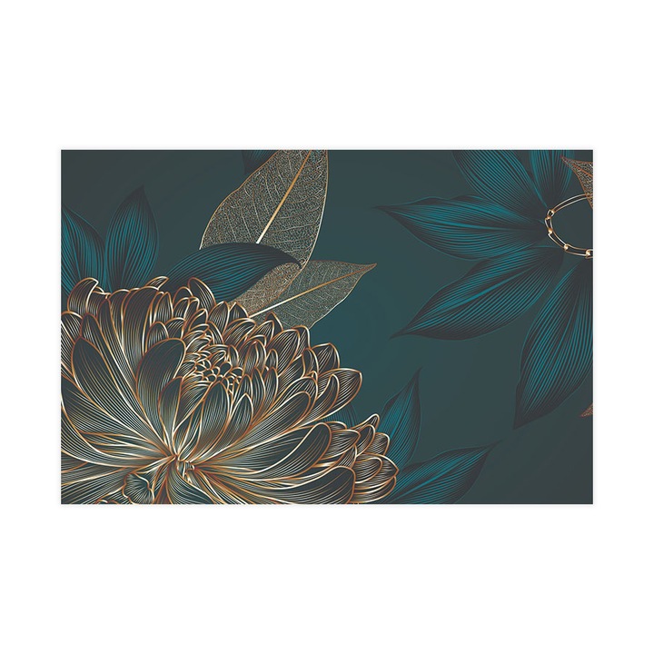 Fototapet 3D autoadeziv, Lavabil, Gray Peony, 200x300 cm