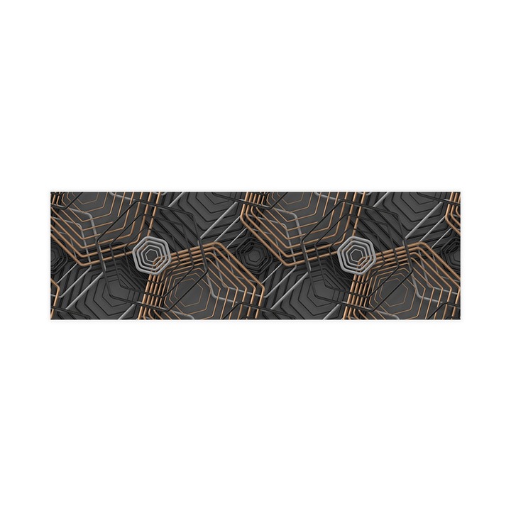 Öntapadó 3d tapéta, Mosható, Hexagon Chaos, 150x480 cm