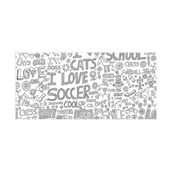 Öntapadó 3d tapéta, Mosható, Love Pattern, 255x540 cm