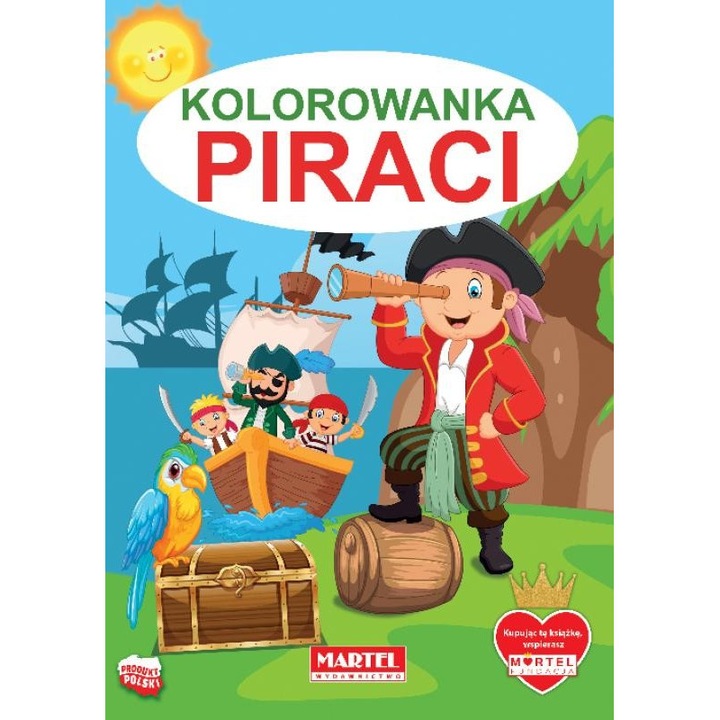 Книжка за оцветяване, Martel, 1026897026, A4, 32 листа, 3 години+