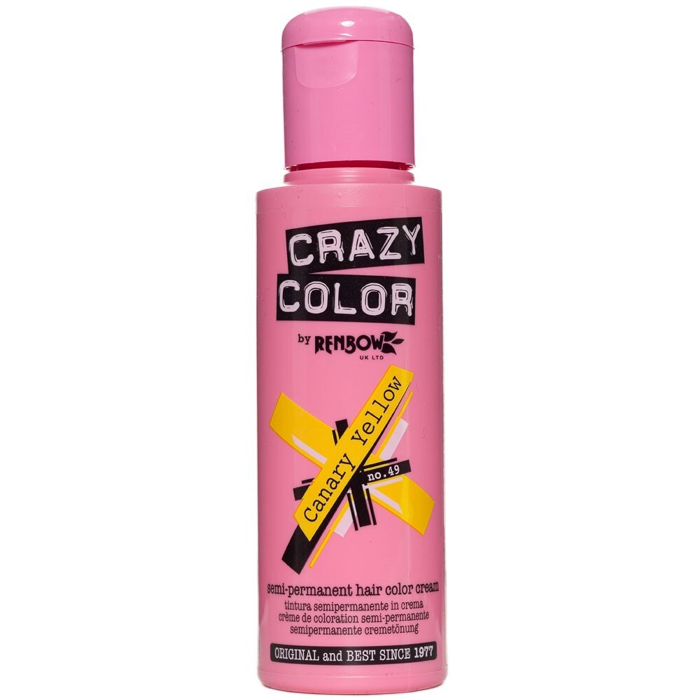 Vopsea de par Crazy Color Canary Yellow 49