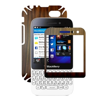 Folie de protectie Carbon Skinz, Husa de tip Skin Adeziv pentru Carcasa, Lemn Nuc Inchis dedicata Blackberry Q5 Folie de protectie Carbon Skinz, Husa de tip Skin Adeziv pentru Carcasa, Lemn Nuc Inchis dedicata Blackberry Q5