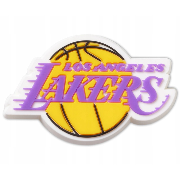 Accesoriu Crocs Jibbitz, La Lakers Nba, Multicolor