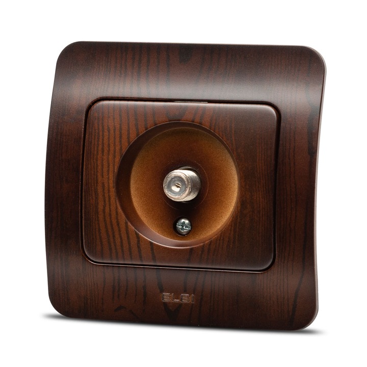 Priza TV Conector F Elbi Jazz 16 A Incastrat Nuc Inchis ST