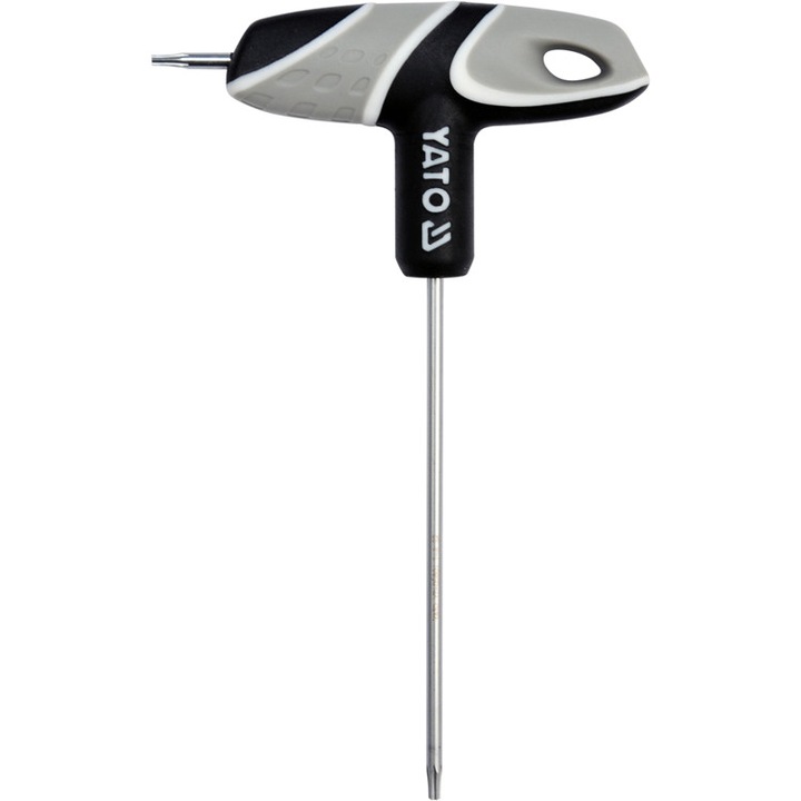 Cheie Torx cu maner, Yato, Plastic/Otel, Gri