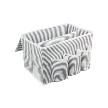 Organizator pentru noptiera, 35 x 22 x 22 cm, Gri