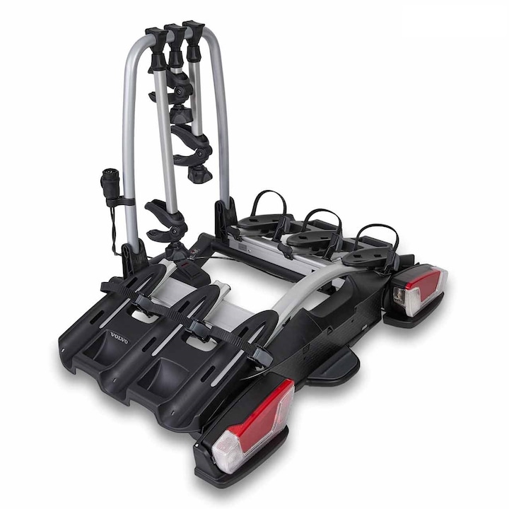 Suport auto biciclete, Volvo, Capacitate 60 kg, Negru