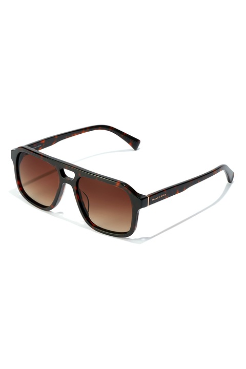 Hawkers, Ochelari de soare unisex polarizati cu lentile in degrade, 53-19-145, Maro
