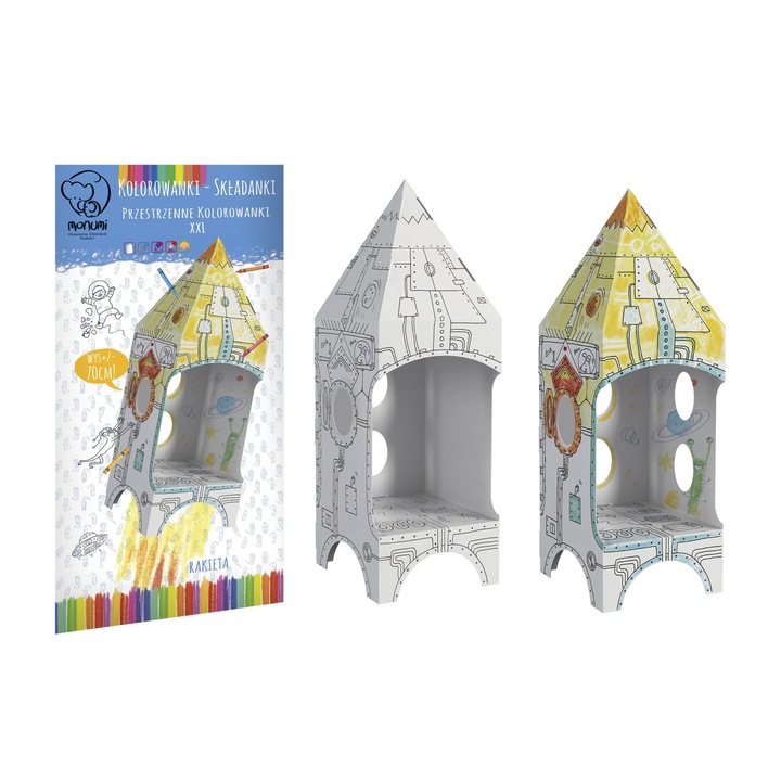 Ракета за оцветяване Monumi, Картон, 32 см