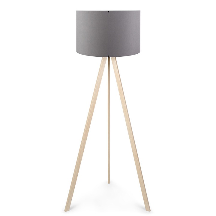 Lampadar, Pako Word, PWL-1060, E27, gri, 38x140 cm