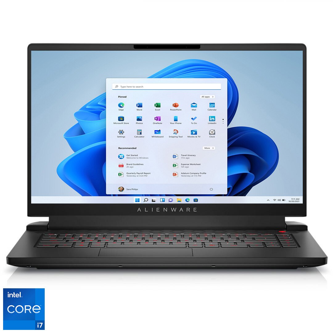 Лаптоп Gaming Alienware m15 R7, Intel® Core™ i7-12700H до 4.70 GHz, 15. ...