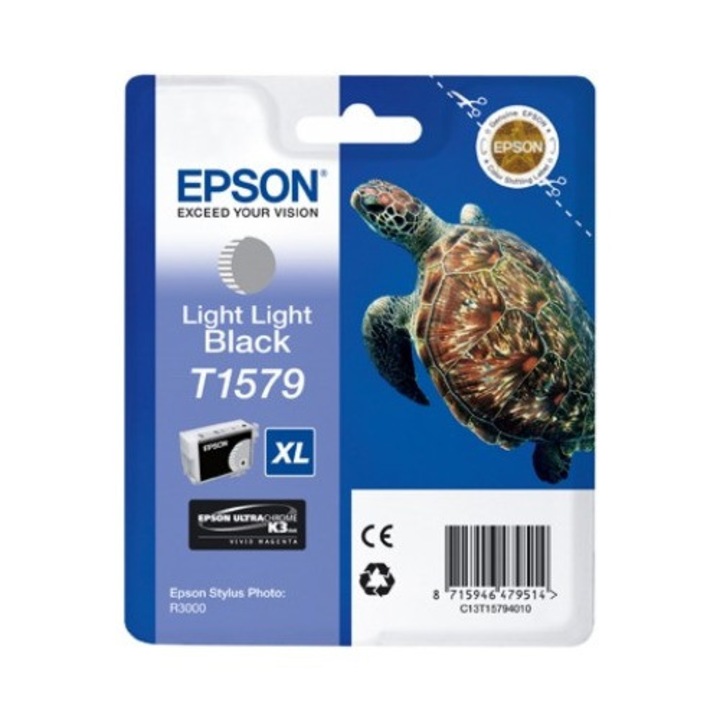 Epson T1579 Eredeti Tintapatron Szürke (112429)