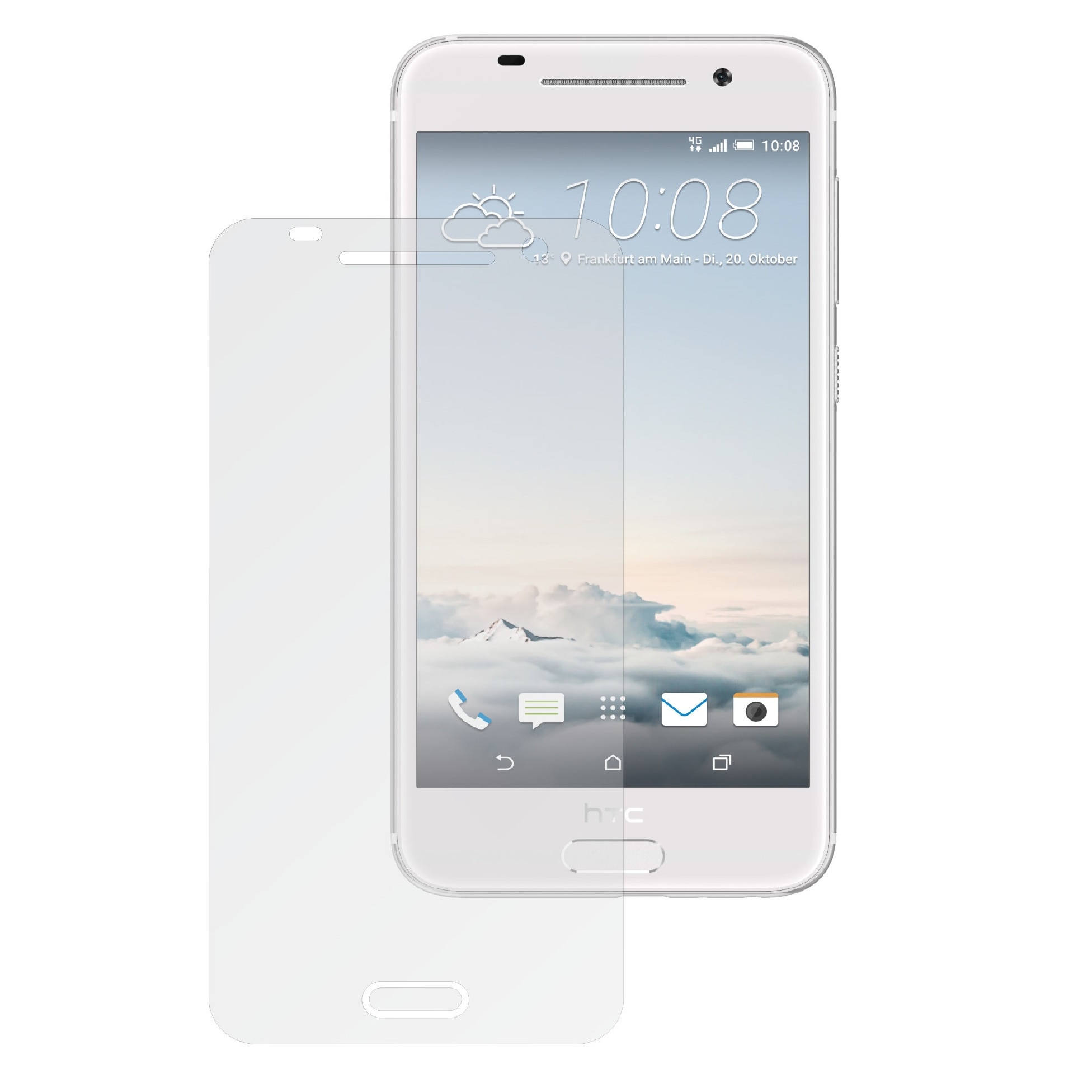 Folie Protectie Ecran, Acoperire Totala, Adeziva si Foarte Flexibila, Invisible Skinz Ultra-Clear AutoRegeneranta pentru HTC One A9 Aero