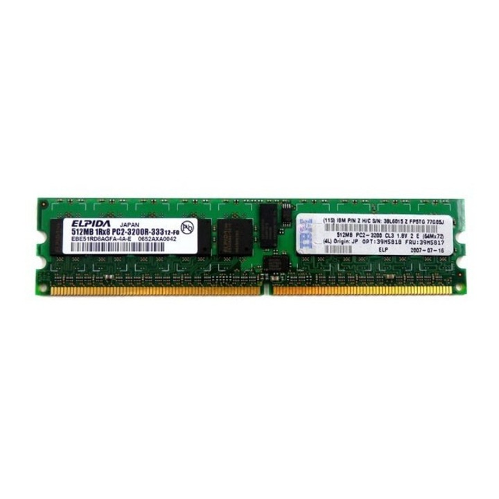 Elpida 512MB /400 DDR2 Reg ECC RAM (101040)