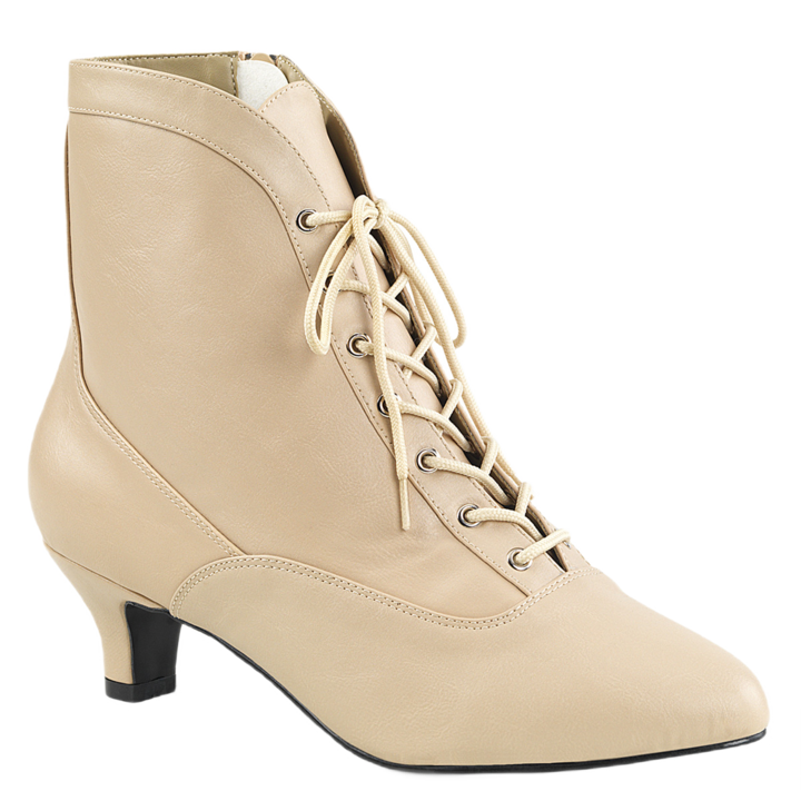 Botine FAB 1005, Pleaser, Crem, 39